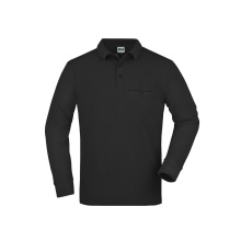 Men's Workwear Polo Pocket Longsleeve - Topgiving