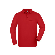 Men's Workwear Polo Pocket Longsleeve - Topgiving