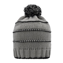 Knitted Winter Beanie with Pompon - Topgiving