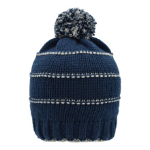 Knitted Winter Beanie with Pompon - Topgiving