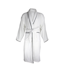 Velour Bathrobe Piped - Topgiving