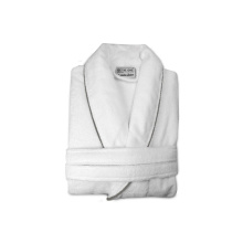 Velour Bathrobe Piped - Topgiving