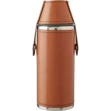 Gerecycled roestvrijstalen fles Brock - Topgiving