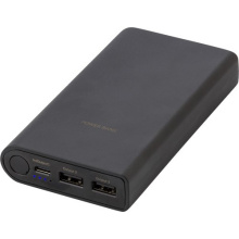 PC en ABS powerbank met een capaciteit van 7500 mAh Isaura - Topgiving