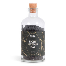 SENZA 'Light Up Your Day' Lucifers Zwart/Goud /100 - Topgiving