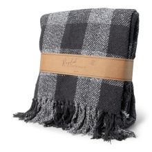 SENZA Recycled Cotton Plaid Geruit Zwart - Topgiving