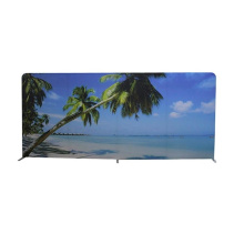 Stretch beurswand recht 600 x 223 cm - Topgiving