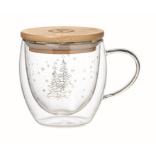 Dubbelwandige borosilicaat mok - Topgiving