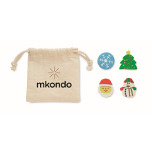 Set van 4 kerstgummen - Topgiving