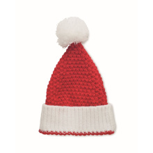 Gebreide kerstmuts - Topgiving