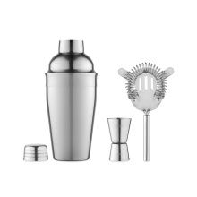 Chroomkleurige cocktailset - Topgiving