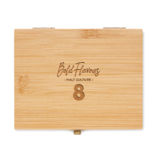 Whiskey set in bamboe box - Topgiving