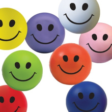 Smiley face stressbal - Topgiving