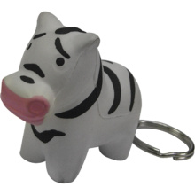 Anti-stress zebra sleutelhanger - Topgiving