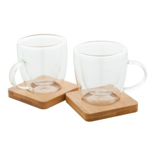 Glazen espresso kopjes set - Topgiving