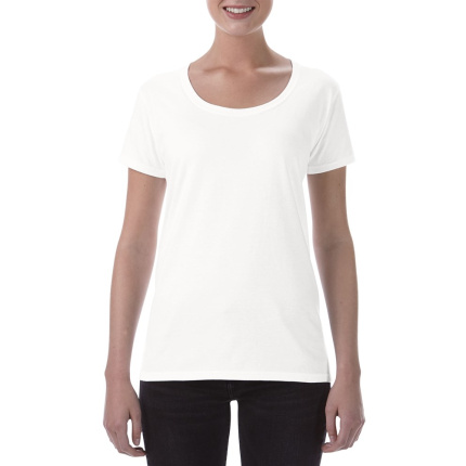 Gildan T-shirt Deep Scoop SoftStyle SS for her - Topgiving