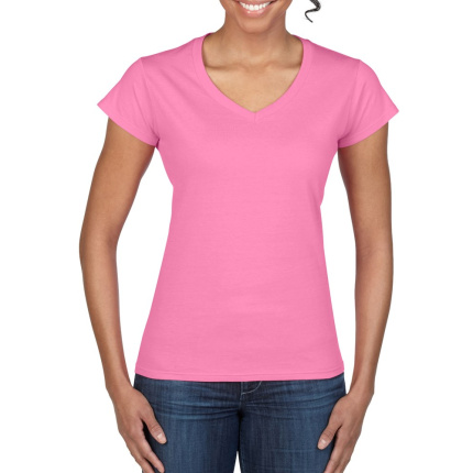 Gildan T-shirt V-Neck SoftStyle SS for her - Topgiving