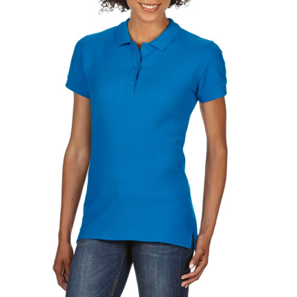 Gildan Polo Premium Cotton Double Pique SS for her - Topgiving