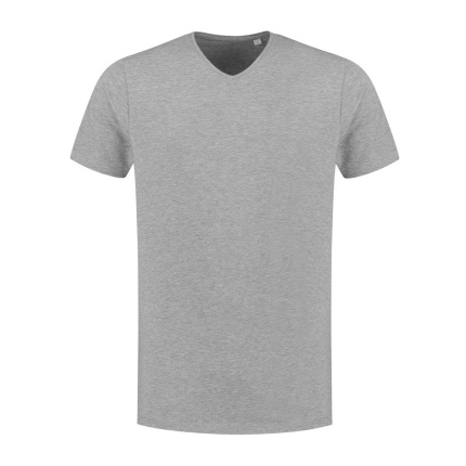 L&S T-shirt V-neck fine cotton elasthan - Topgiving