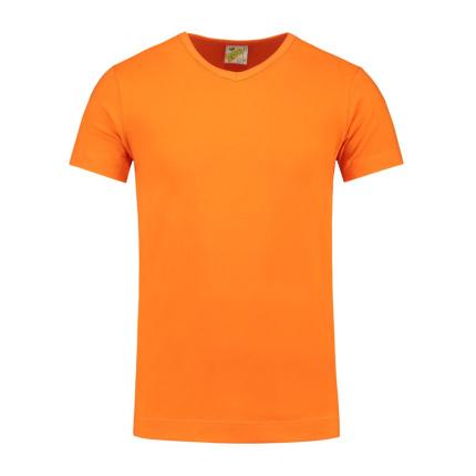 L&S T-shirt V-neck cot/elast SS for him - Topgiving