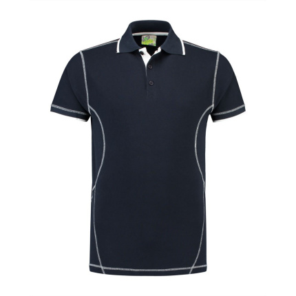 L&S Polo Flatlock SS for him - Topgiving