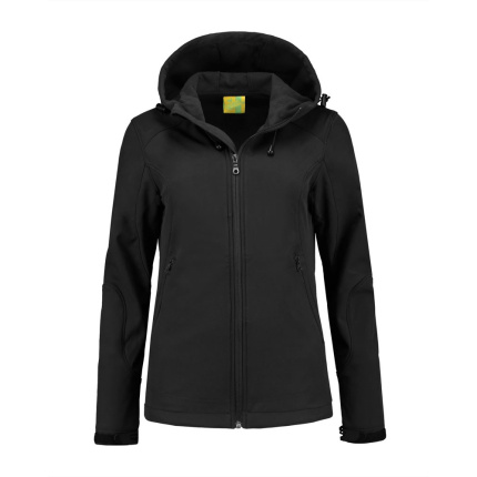 L&S Jacket Hooded Softshell for her - Topgiving