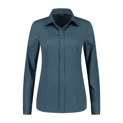 L&S Shirt Poplin mix LS for her - Topgiving