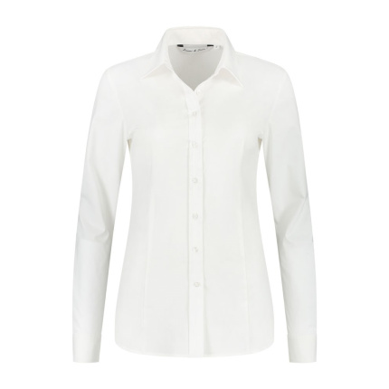 L&S Shirt Poplin mix LS for her - Topgiving