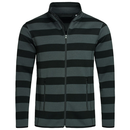 Stedman Polar Fleece Cardigan Striped for him - Topgiving