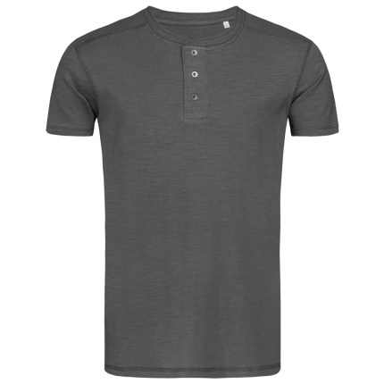 Stedman T-shirt Henley Shawn SS for him - Topgiving