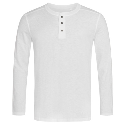Stedman T-shirt Henley Shawn LS for him - Topgiving
