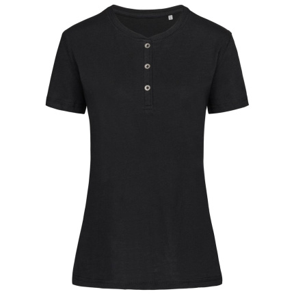 Stedman T-shirt Henley Sharon SS for her - Topgiving