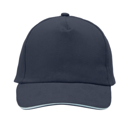 Cap 5 panel brushed klittenbandsluiting - Topgiving