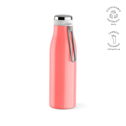 Arkansas 500 fles gerecycled roestvrij staal 495 ml - Topgiving