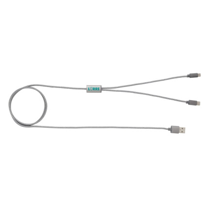 3-in-1 gevlochten nylon kabel - Topgiving