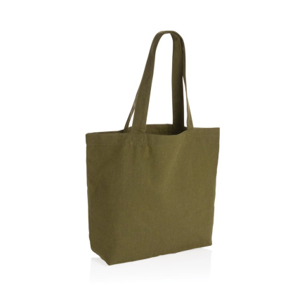 Impact Aware™ re-canvas shopper met vakje 240gsm ongeverfd - Topgiving