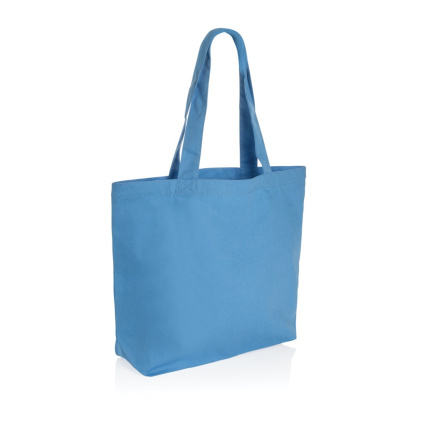 Impact Aware™ recycled canvas shopper met vakje 240gsm - Topgiving