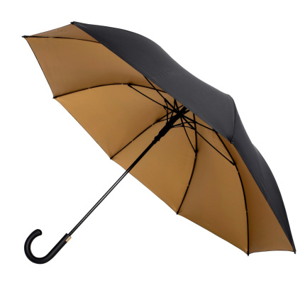 Falcone - Grote paraplu - Automaat - Windproof -  120 cm - Zwart / Goud - Topgiving