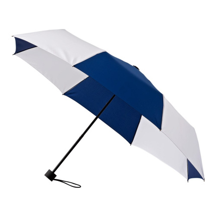 Opvouwbaar - Handopening - Windproof -  100 cm - Blauw / Wit - Topgiving