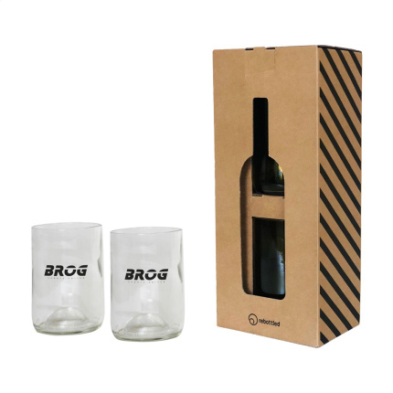 Rebottled® Tumbler 2-pack set glazen - Topgiving