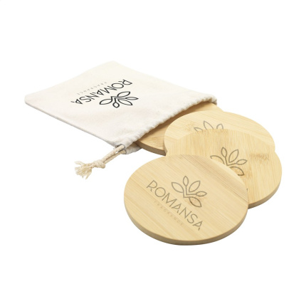 Bamboo Coaster Set onderzetters - Topgiving