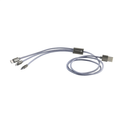 Braided Cable 3-in-1 oplaadkabel - Topgiving