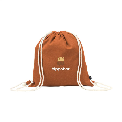 PromoColour GRS Recycled Cotton Backpack (150 g/m²) - Topgiving