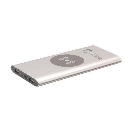 Aluminium 8000 Wireless Powerbank draadloze oplader - Topgiving