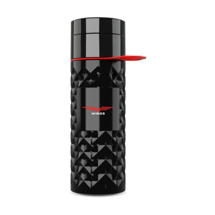 Join The Pipe Nairobi Ring Bottle Black 500ml waterfles - Topgiving