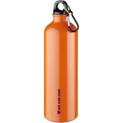 Oregon 770 ml aluminium waterfles met karabijnhaak - Topgiving