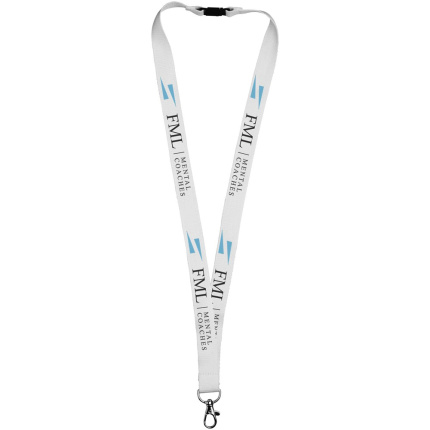 Julian bamboe lanyard met veiligheidssluiting - Topgiving