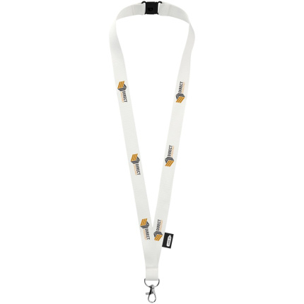 Tom gerecyclede PET lanyard met veiligheidssluiting - Topgiving