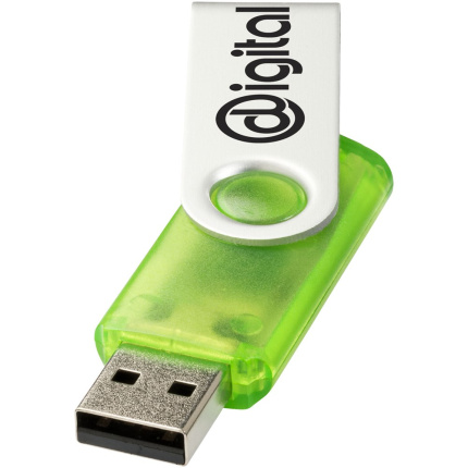 Rotate-translucent USB 4GB - Topgiving