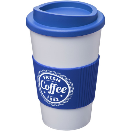 Americano® 350 ml geïsoleerde beker met grip - Topgiving